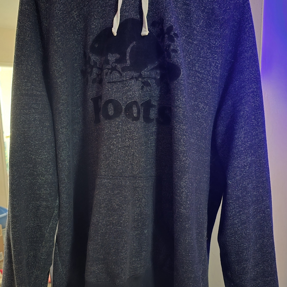 Roots Grey Hoodie with Logo
